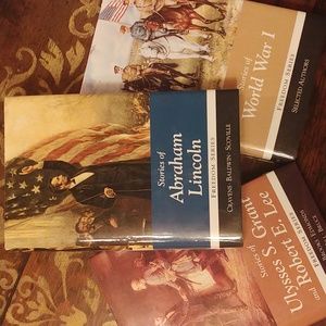 👉Set of 3 Freedom Series Books WW1, Lincoln, Grant & Lee
